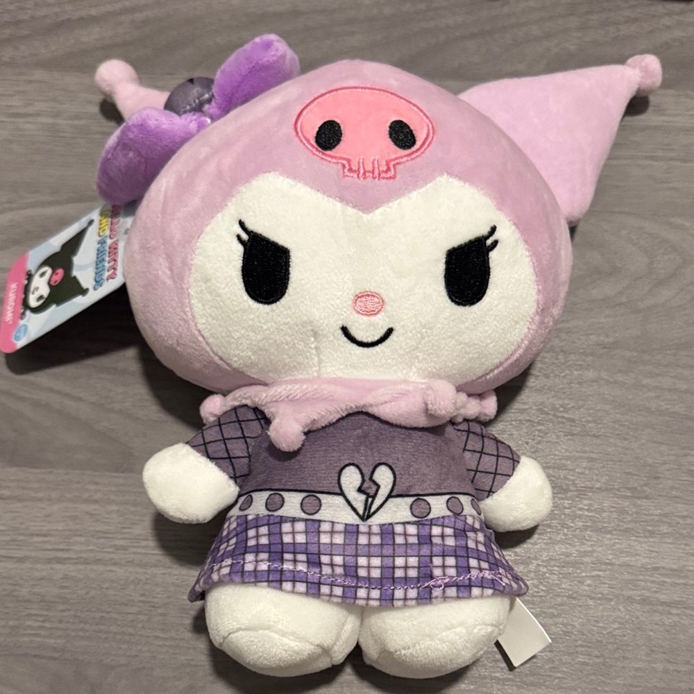 Hello Kitty Pink and White Stuffed Animal